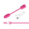 PRETTY LOVE - OLSON HUEVO VIBRADOR CON MANDO POR CABLE RECARGABLE ROSA