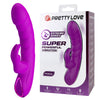 PRETTY LOVE - MONICA VIBRADOR DOBLE ESTIMULACIÓN PARA PUNTO G Y CLÍTORIS RECARGABLE MORADO