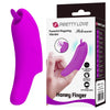 PRETTY LOVE - PETERSON HONEY FINGER VIBRADOR DE DEDO RECARGABLE MORADO