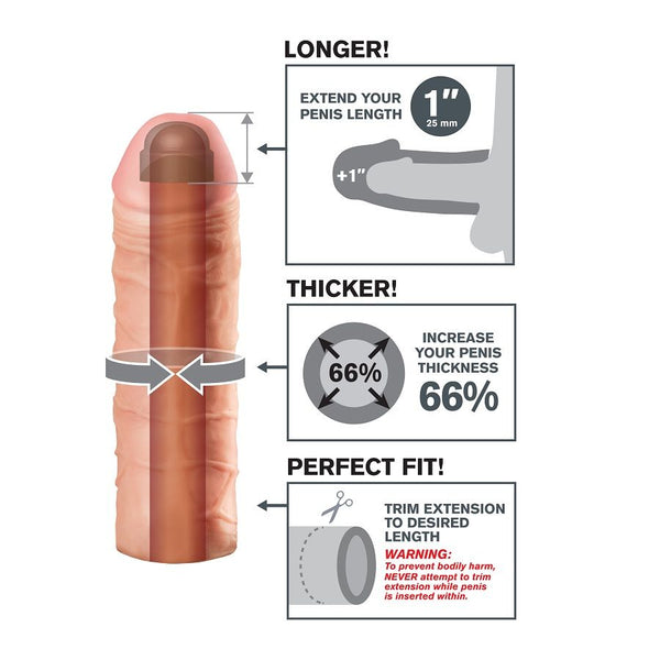 Fantasy mega 1 extensión para el pene