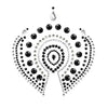 Bijoux indiscrets flamboyant negro y plata