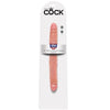 King dildo doble natural 30 cm