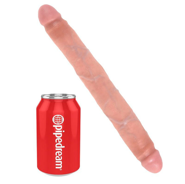King dildo doble natural 30 cm