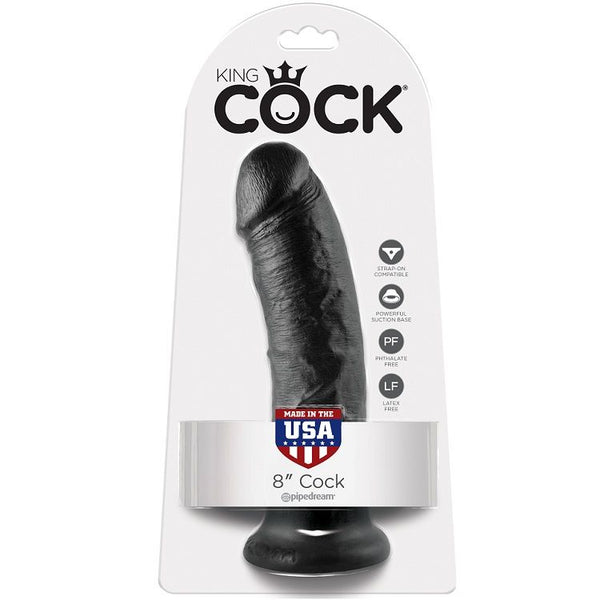 King 8 pene negro 20.3 cm