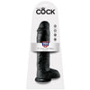 KING COCK - PENE REALISTICO NEGRO 28 CM