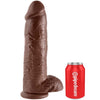 KING COCK - PENE REALÍSTICO MARRÓN 30.48 CM