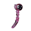 Baile anillo silicona 10 ritmos lengua con vibración rosa