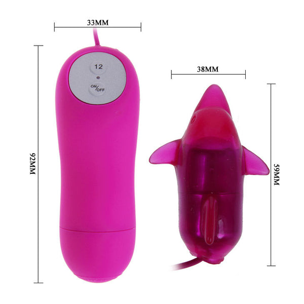Cute secret delfin vibrador 12v