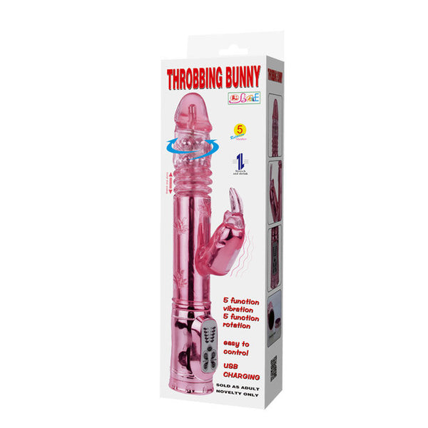 Baile throbbing bunny rotador rampante rosa