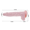 Baile super rota dong dildo realístico 20.5 cm