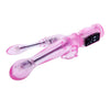 Vibrador flexible con estimulador anal