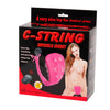 Tanga con vibrador con control remoto lila