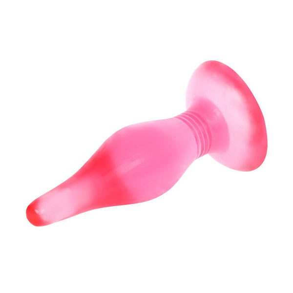 Baile plug anal tacto suave lila 14.2 cm