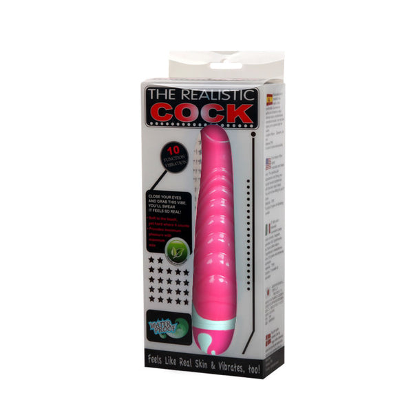 Vibrador realista para Punto G lila 21,8 cm