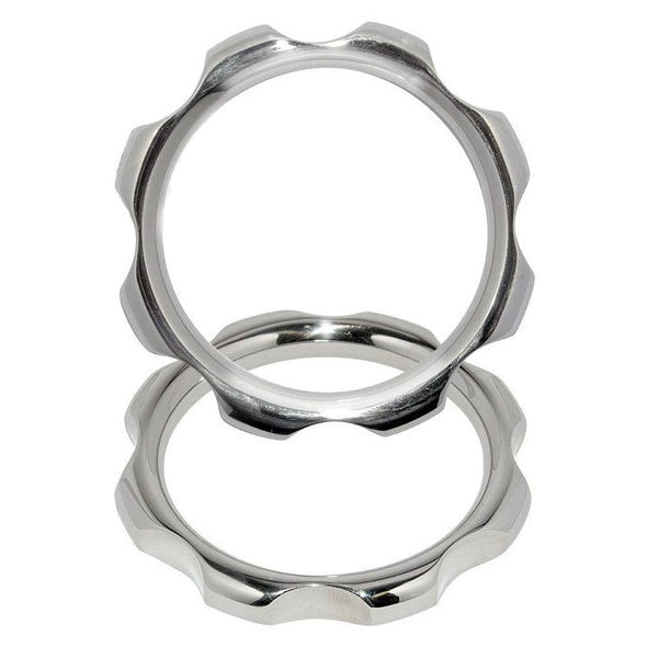 Anillo torque metal para pene y testículos 50 mm