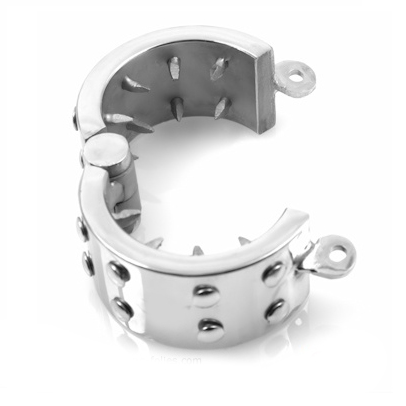 Metal anillo castidad anti erección