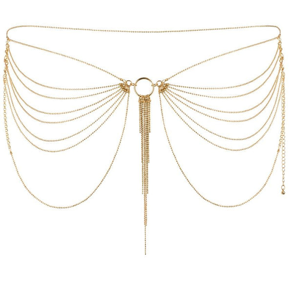 Bijoux magnifique joya de cadenas metlicas para cintura dorada