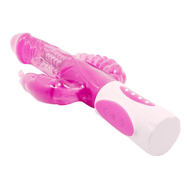 Pretty bunny triple vibrador rotador
