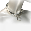 Metal bdsm collar con argolla 18cm