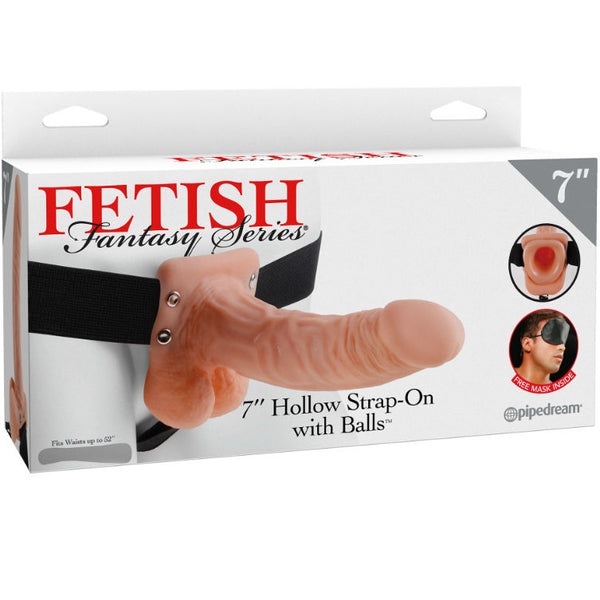 Arnés hueco con bolas 17,8 cm natural