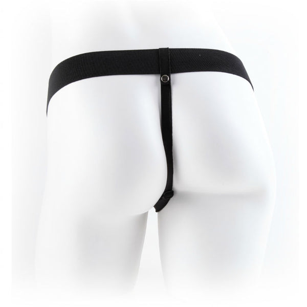 Fetish 9 arnés con testículos hueco man 22.9 cm marrón