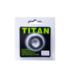 Anillo para el pene Titan negro y verde 2 cm