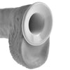 KING COCK - STRAP-ON CON DILDO HUECO 25.5 CM Y TIRANTES NEGRO