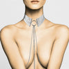 Bijoux désir métallique collar metlico plateado