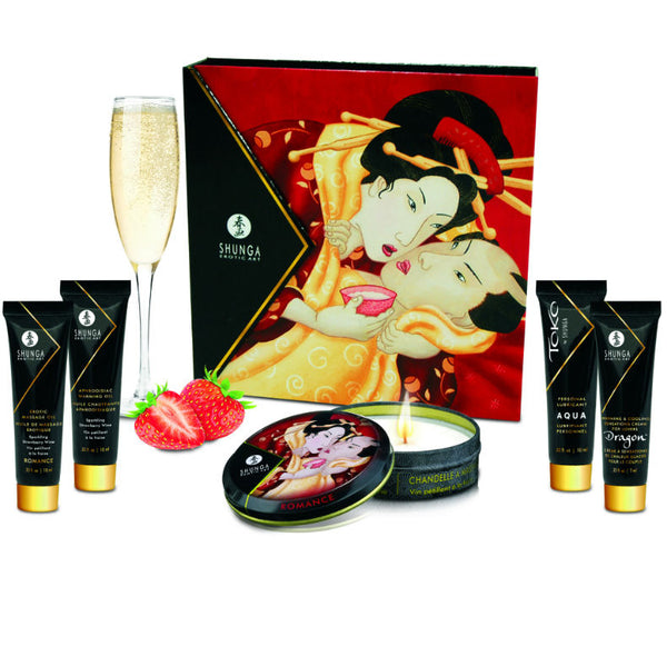 Shunga kit secret geisha fresas y cava