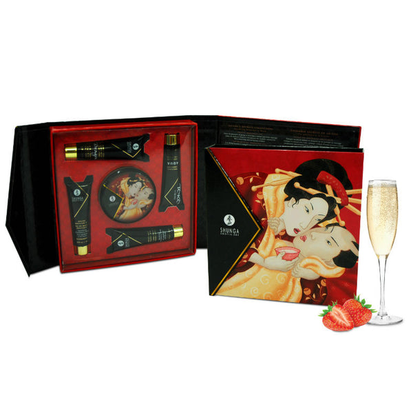 Shunga kit secret geisha fresas y cava