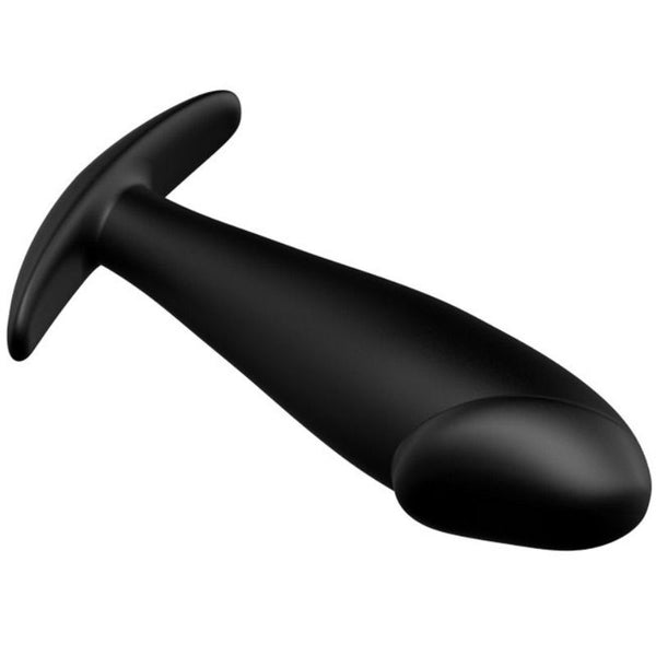 Pretty plug anal silicona forma pene negro