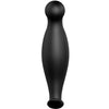 Pretty plug anal silicona 11.7 cm negro