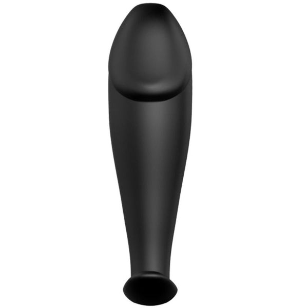Pretty plug anal silicona forma pene y 12 modos vibración negro
