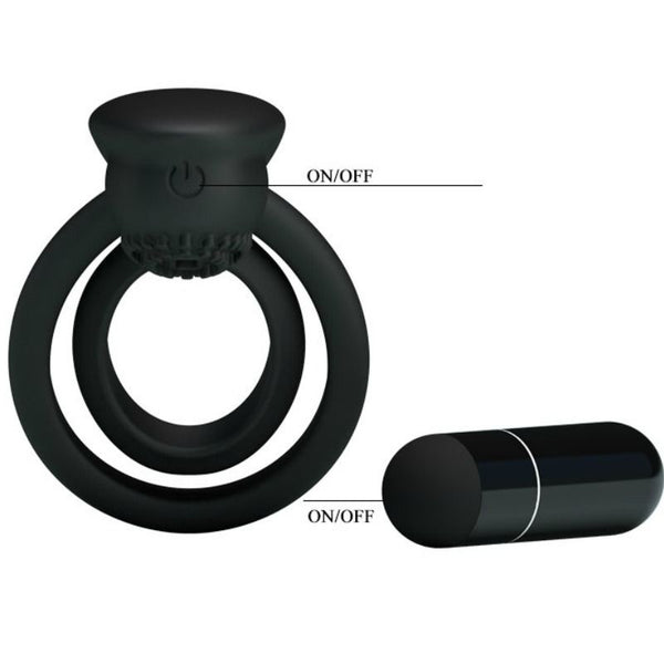 Esther anillo vibrador con estimulador