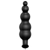 Pretty plug anal silicona estimulación extra y 12 modos vibración negro control remoto