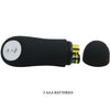 Pretty plug anal silicona estimulación extra y 12 modos vibración negro control remoto