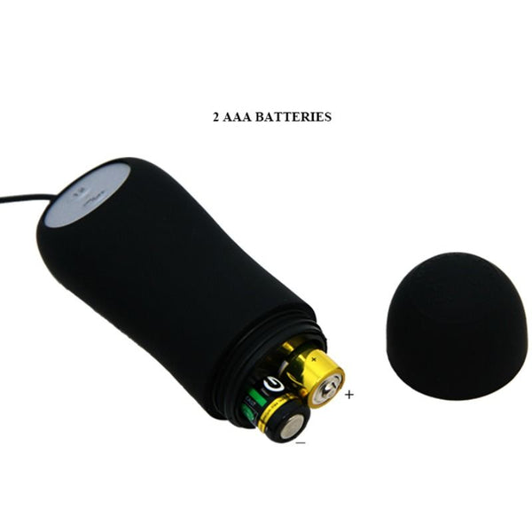 Pretty plug anal silicona forma ancla 12 modos vibración negro