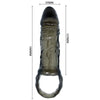 Baile funda extensora pene con correa para testículos 11.5 cm