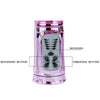 Vibrador recargable con rotacion y estimulador throbbing butterf