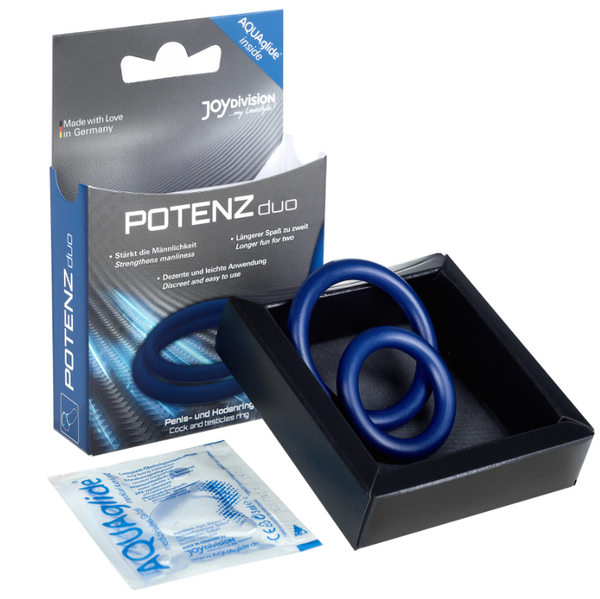 Joydivision anillos para pene azul m