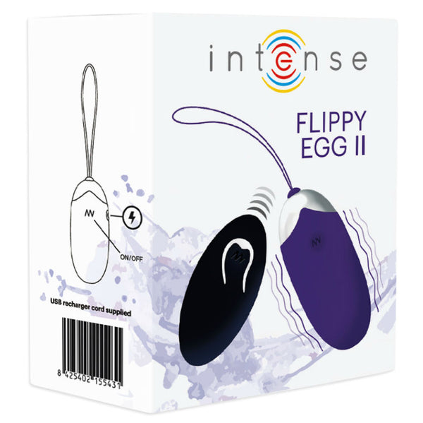 Intense flippy ii huevo recargable remoto lila