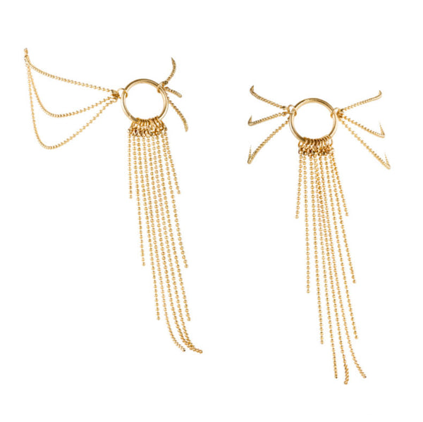 Bijoux magnifique pulseras para los pies dorado