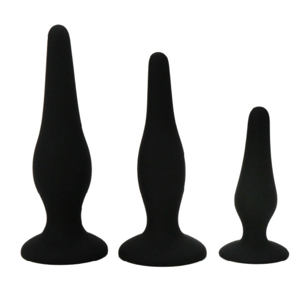 Pretty kit iniciacion anal plugs silicona