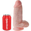 King pene realístico chubby 23 cm