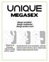 Uniq megasex preservativos sensitivos con liguero sin latex 3 unidades