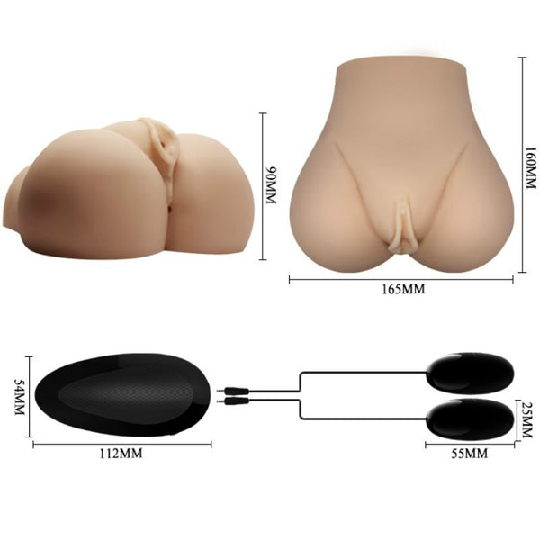 Crazy vagina y ano realísticos con vibración posición 7