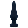Intense anal plug pipo s silicone negro 9.8 cm