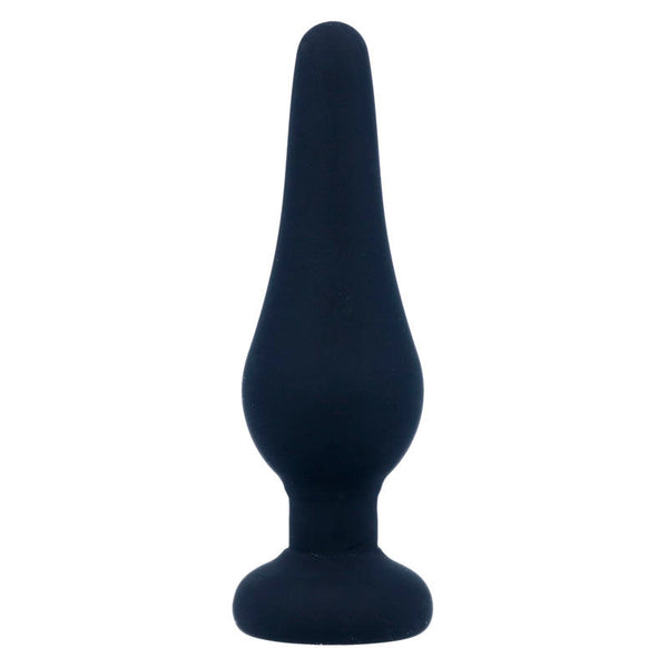 Intense anal plug pipo s silicone negro 9.8 cm