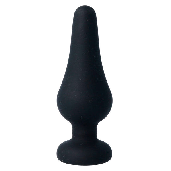 Intense anal plug pipo l silicone negro 13 cm