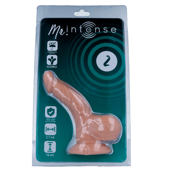 Mr. 2 pene realístico 16 cm o 2.7 cm